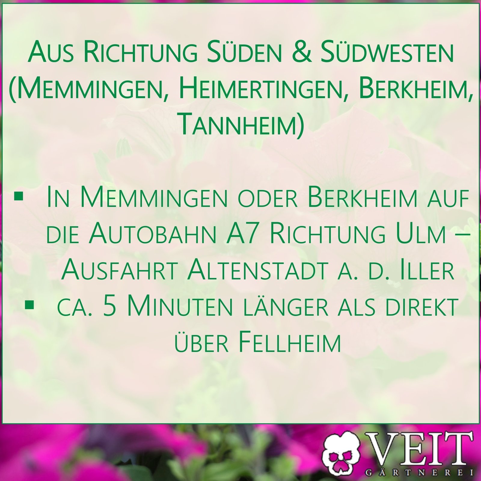 Schnellster Weg nach Pleß von Memmingen und Heimertingen